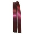 thumbnail image 1 of Reliant Ribbon Single Face Satin All Occasion Burgundy Polyester Ribbon, 3600" x 0.62", 1 of 5