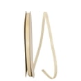 thumbnail image 1 of Reliant Ribbon Single Face Satin All Occasion Cream Polyester Ribbon, 3600" x 0.25", 1 of 5