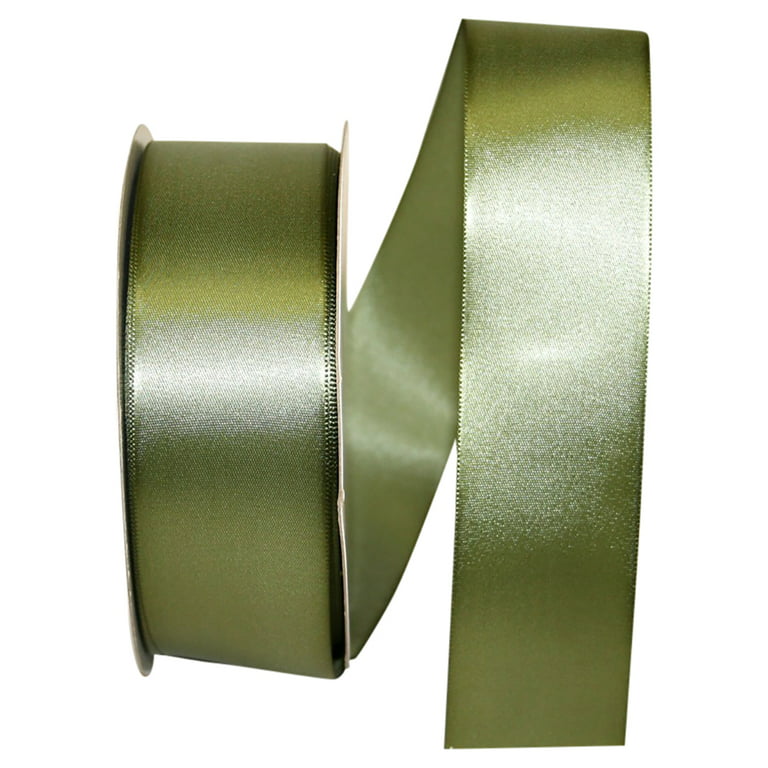 Moss Ribbon 1/2 inch Moss Green Satin Ribbon Green Silk Ribbon for Wedding Decor