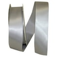 thumbnail image 1 of Reliant Ribbon Single Face Satin All Occasion Silver Polyester Ribbon, 1800" x 1.5", 1 of 5