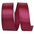 thumbnail image 1 of Reliant Ribbon Single Face Satin All Occasion Wine Red Polyester Ribbon, 1800" x 1.5", 1 of 5