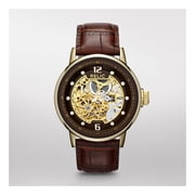 Relic by Fossil Mens Damon Automatic Brown Leather Watch