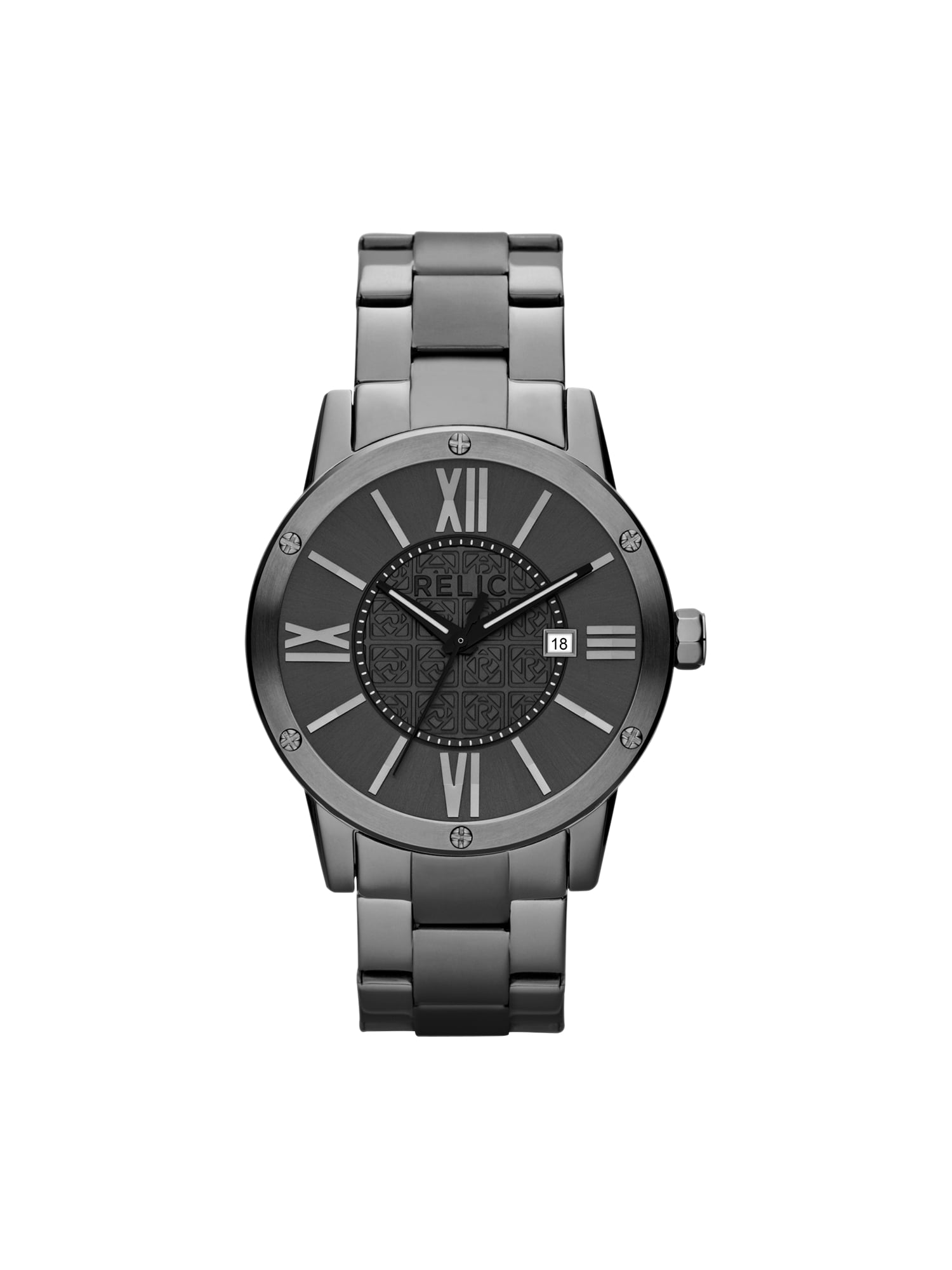 Relic By Fossil Men's Payton Stainless Steel Gunmetal Watch with