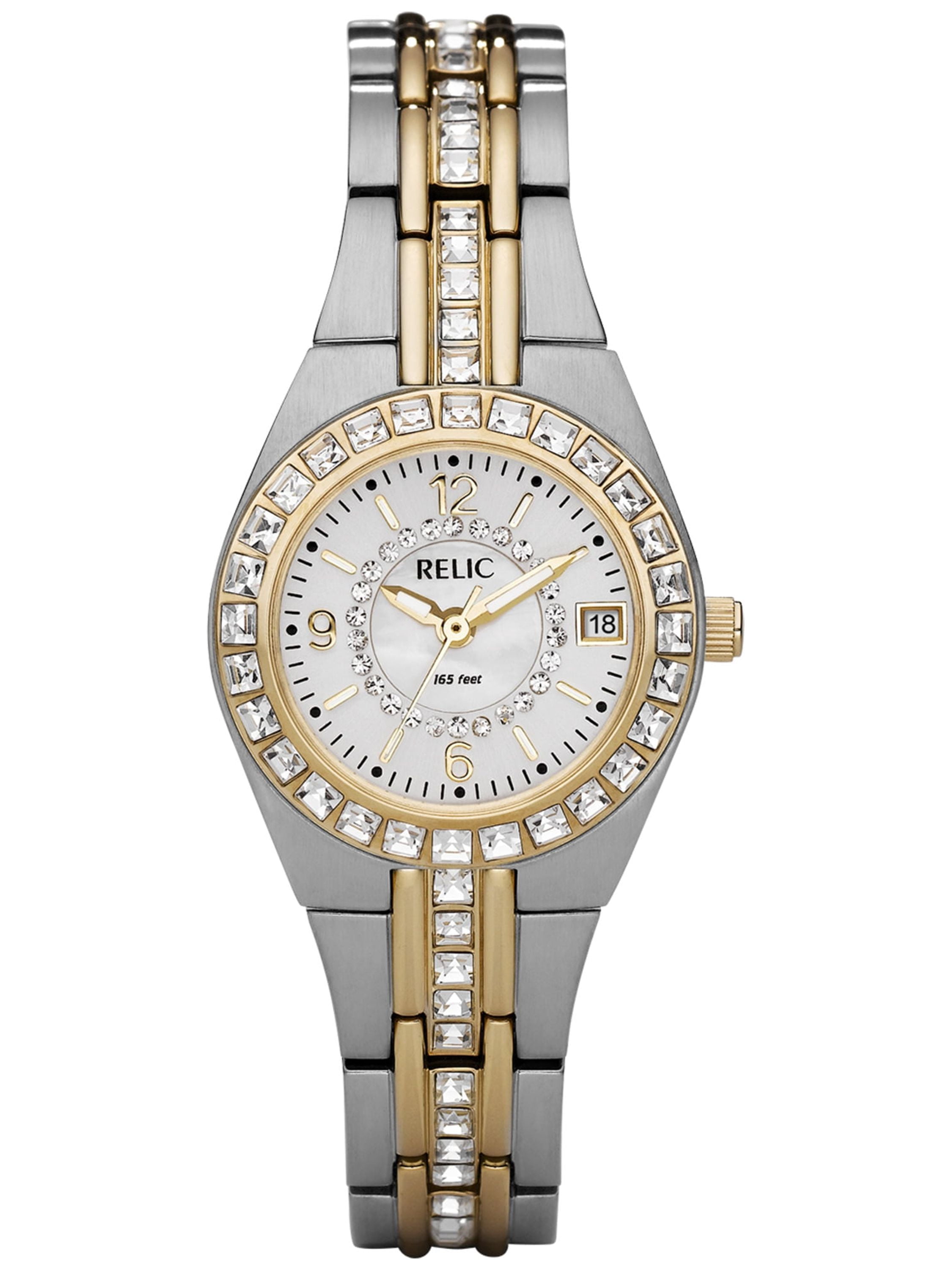 Relic By Fossil Women's Queen's Court Stainless Steel Watch with