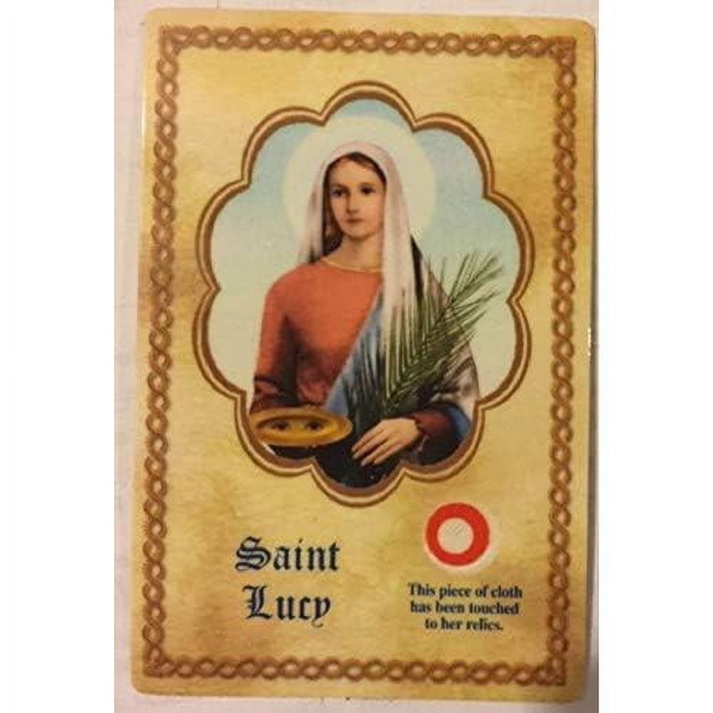 Relic Card (Patron Saint For Eye Problems)