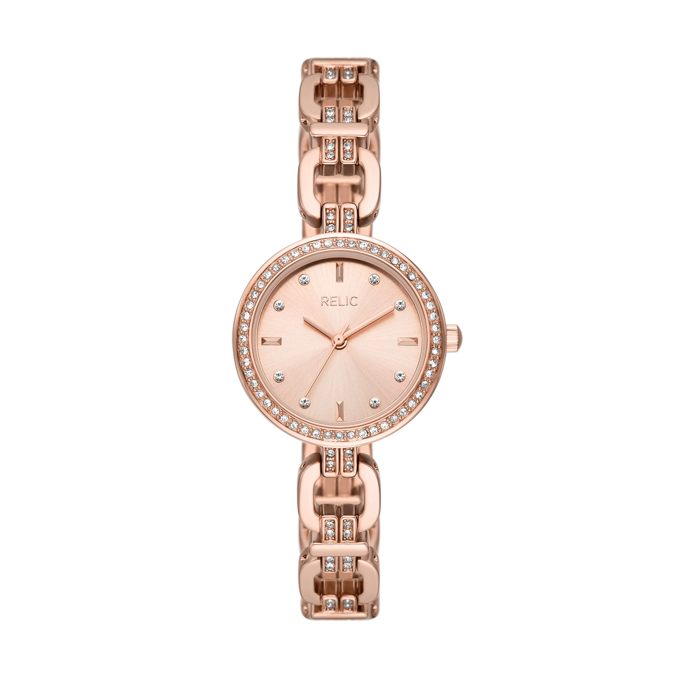 RELIC Women's Cora Three-Hand, Rose Gold-Tone Alloy Watch