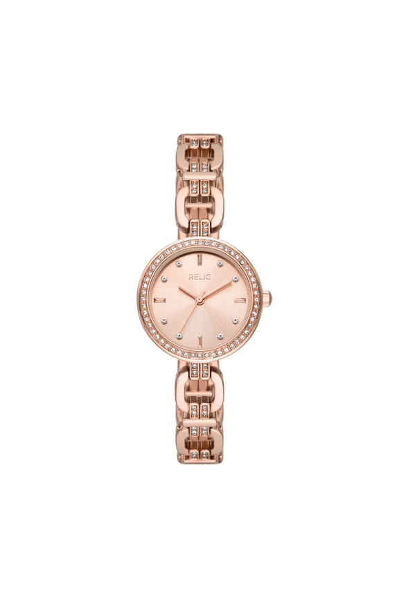 Women's Cora Three-Hand, Rose Gold-Tone Alloy Watch