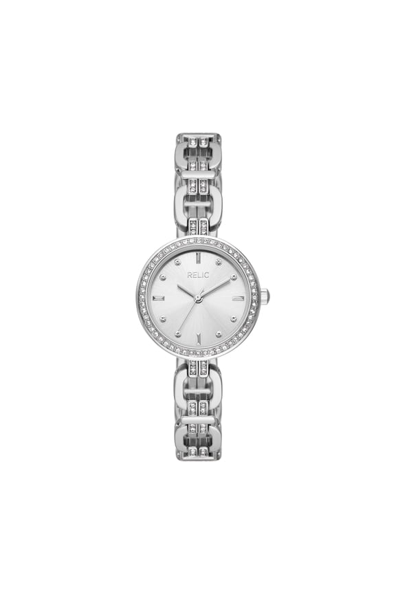 Women's Cora Three-Hand, Silver-Tone Alloy Watch