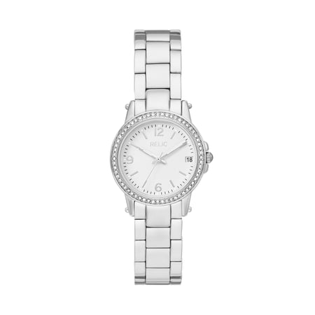 Relic Women's Matilda Three-Hand Date, Silver-Tone Alloy Watch