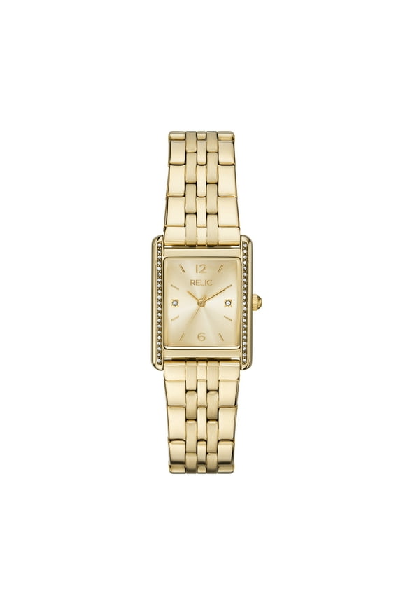 by Fossil Women's Alexandra Three-Hand, Gold-Tone Alloy Watch
