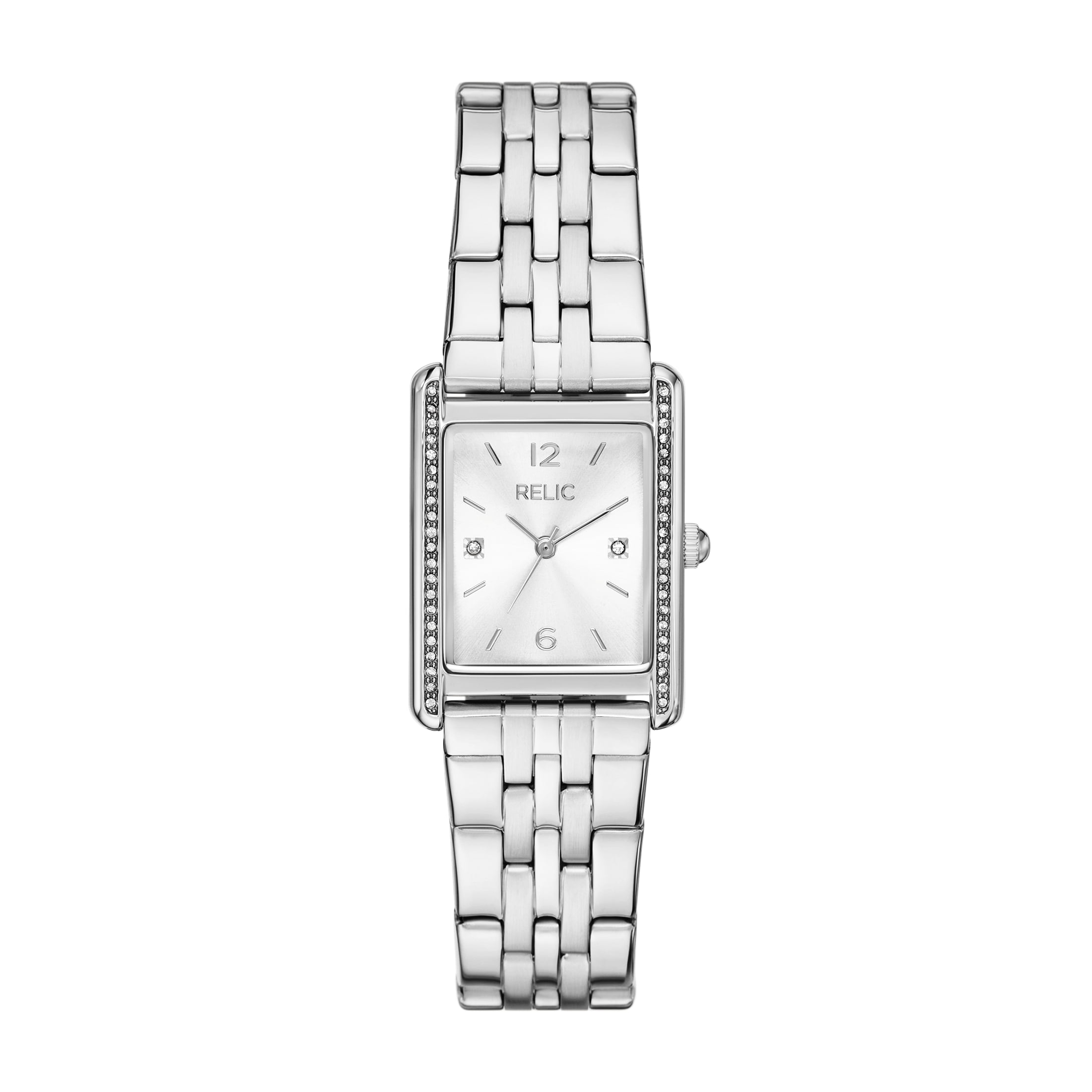 Relic by Fossil Women's Alexandra Three-Hand, Silver-Tone Alloy Watch