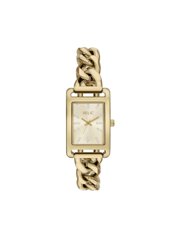 by Fossil Women's Astrid Chain Three-Hand, Gold-Tone Alloy Watch
