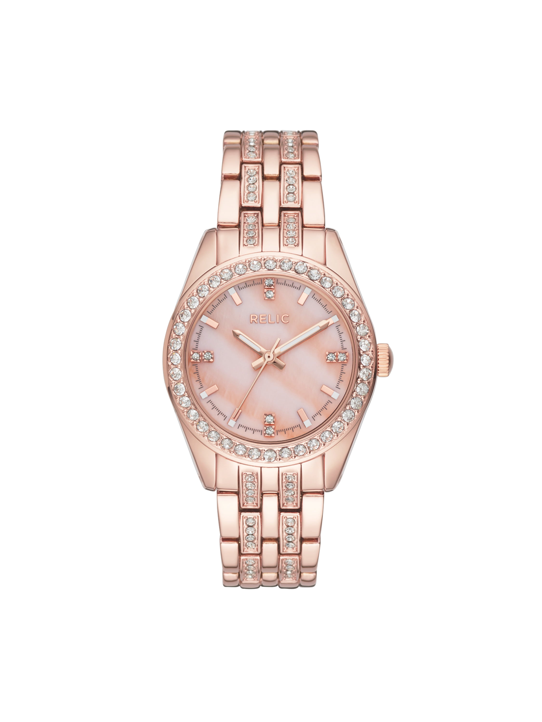 Relic rose online gold watch