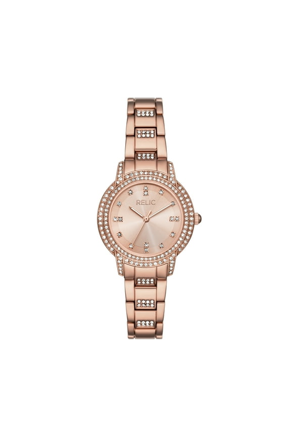 by Fossil Women's Marie Three-Hand, Rose Gold-Tone Alloy Watch