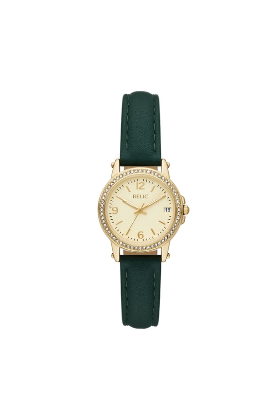 byFossil Women's Matilda Two-Hand Gold-Tone Leather Watch