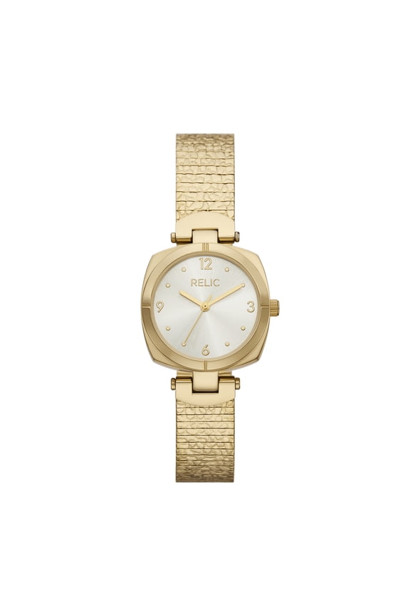 byFossil Women's Megan Three-Hand Gold-Tone Stainless Steel Mesh Watch