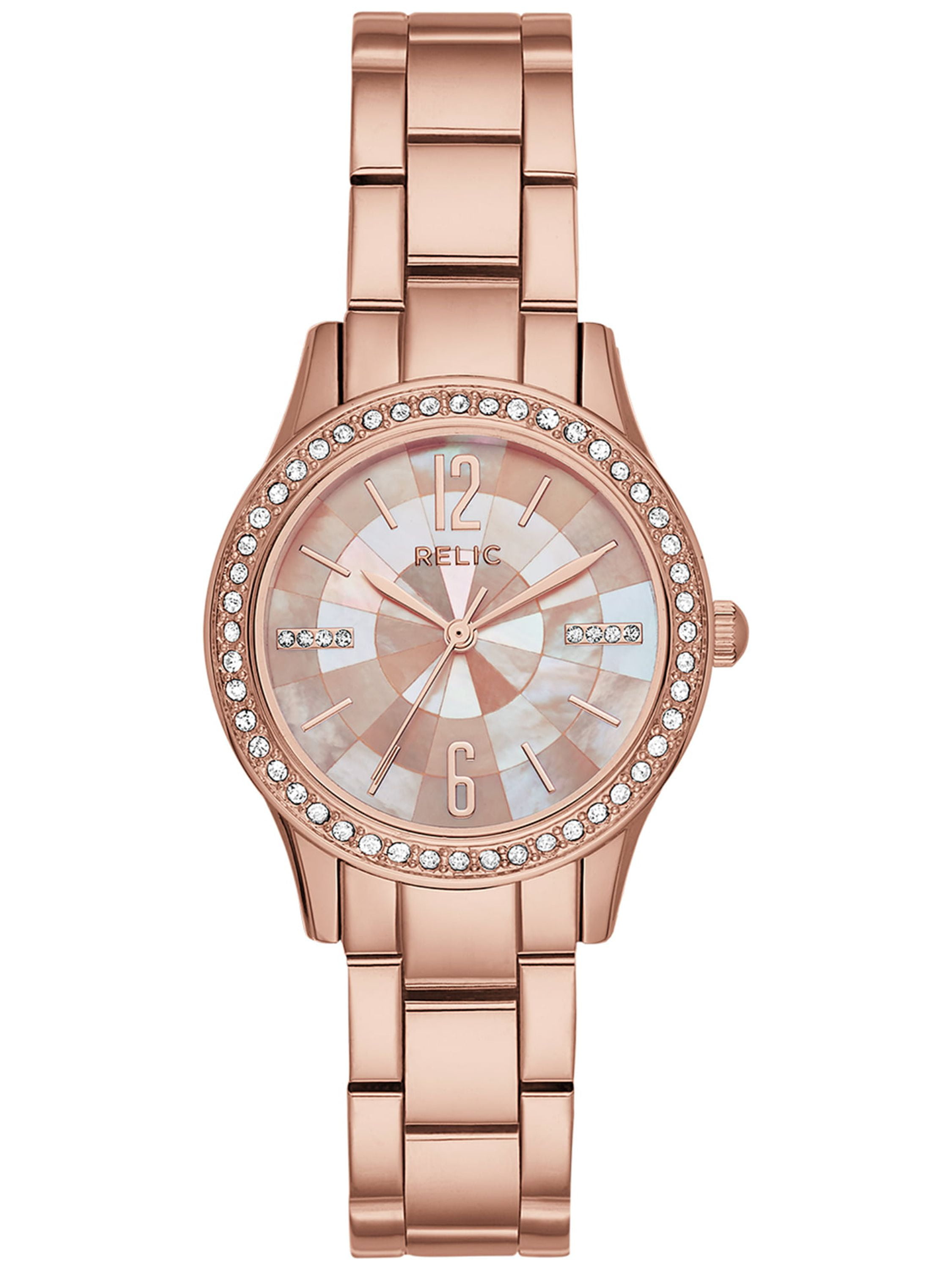 Relic rose online gold watch