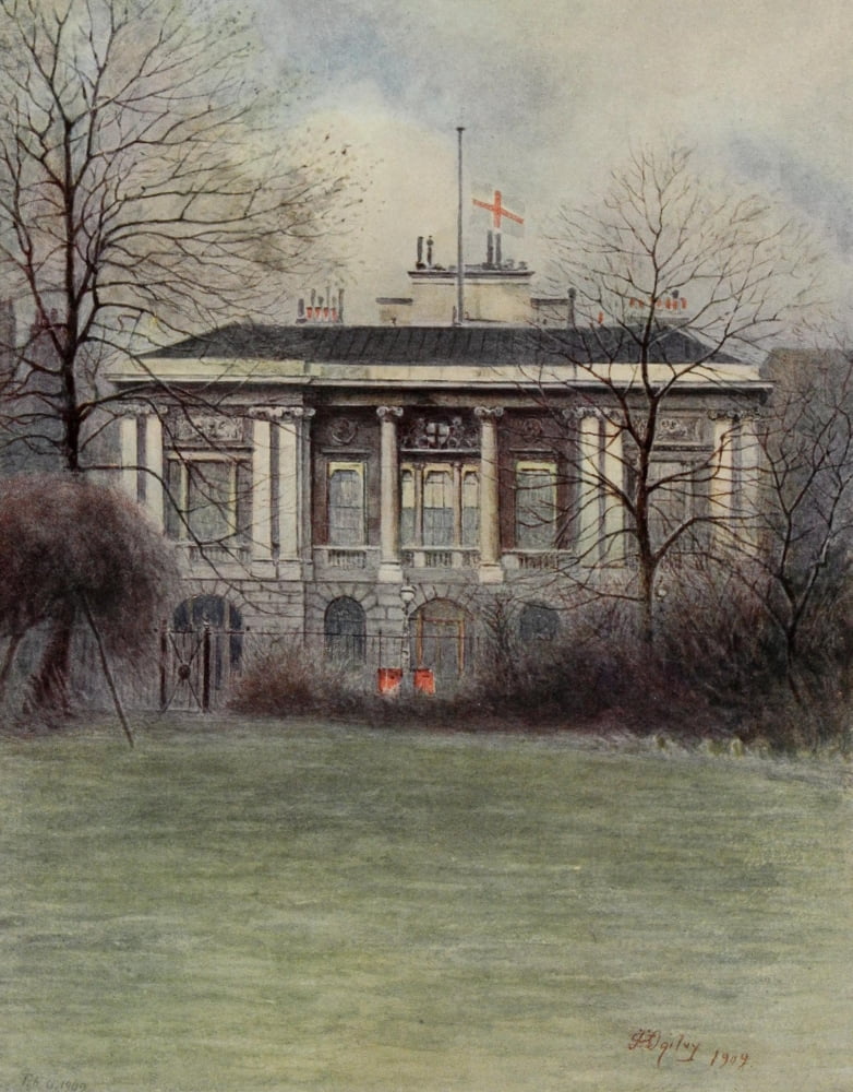 Relics & Memorials of London 1910 Trinity House Tower Hill Canvas Art - James Ogilvy (18 x 24)