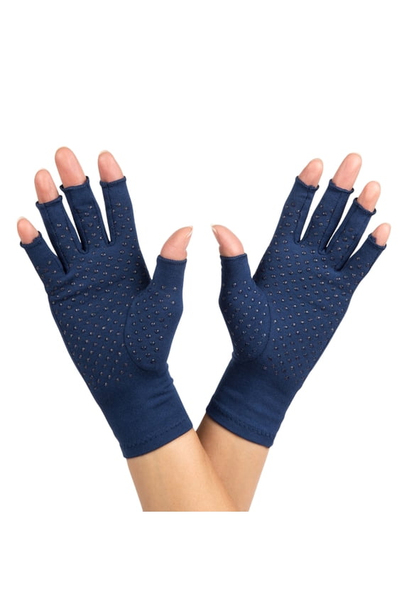 Relief From Arthritis Compression Gloves: Silicone Dots For Extra Grip