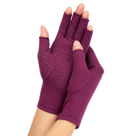 Grace & Able Relief From Arthritis Compression Gloves: Silicone Dots For Extra Grip