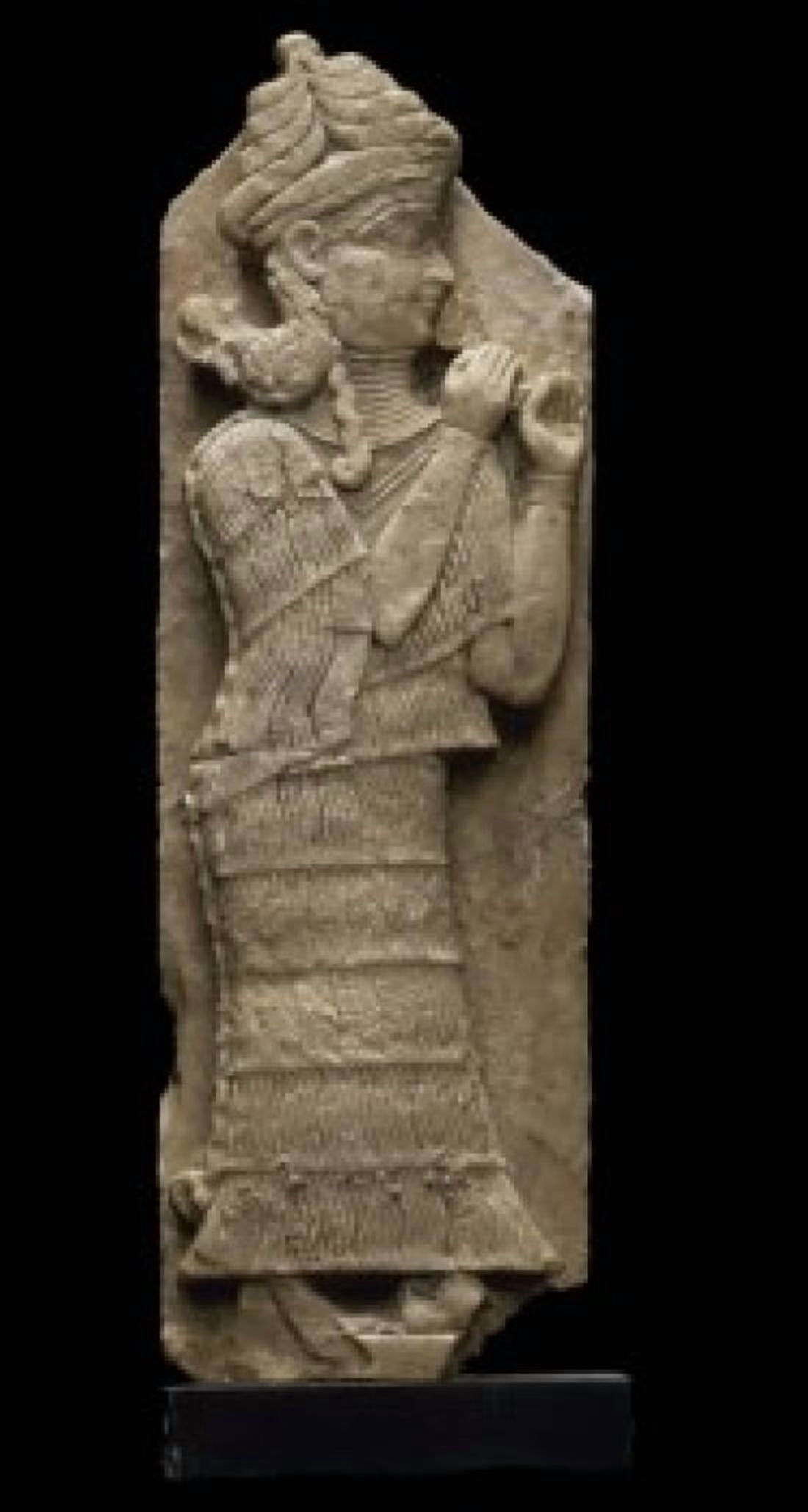 Relief  Goddess of Fragrance  Mesopotamian Art  Musee du Louvre Paris Canvas Art -  (24 x 36)