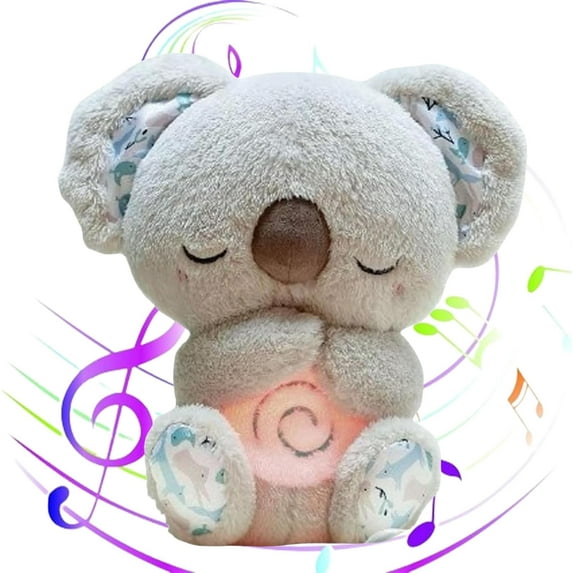 Relief Koala, Evora Anxiety Relief Koala, Evora Koala, Evoraco Soothing Koala Bear, Sleeping Koala Plush Breathing with Sensory Details Music Lights & Rhythmic Breathing Motion