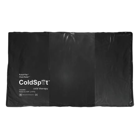 Relief Pak? ColdSpot? Black Urethane Pack - oversize - 11" x 21"