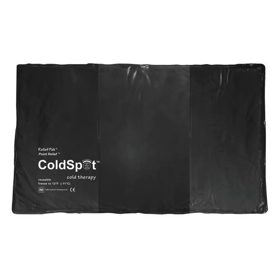 Relief Pak? ColdSpot? Black Urethane Pack - oversize - 11" x 21"