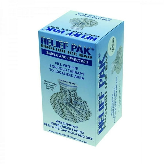 Relief Pak English Ice Cap Reusable Ice Bag, 9" Diameter