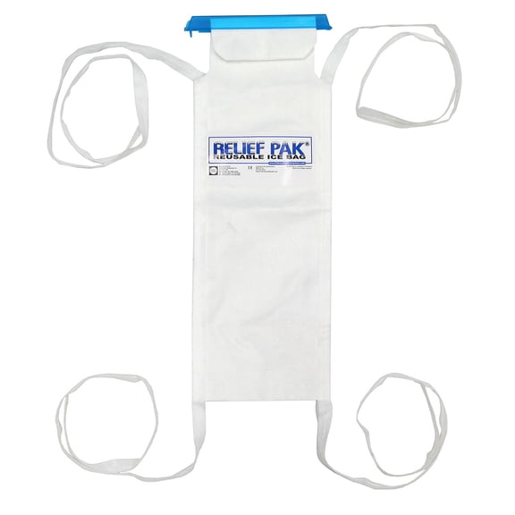 Relief Pak Multilayer Insulated Ice Bag - Tie Strings - Small - 5" x 13"