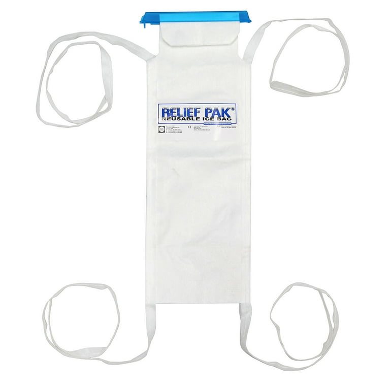 Relief Pak Insulated Ice Bag - Tie Strings - small - 5 Relief Pak Insulated Ice Bag - Tie Strings - small - 5
