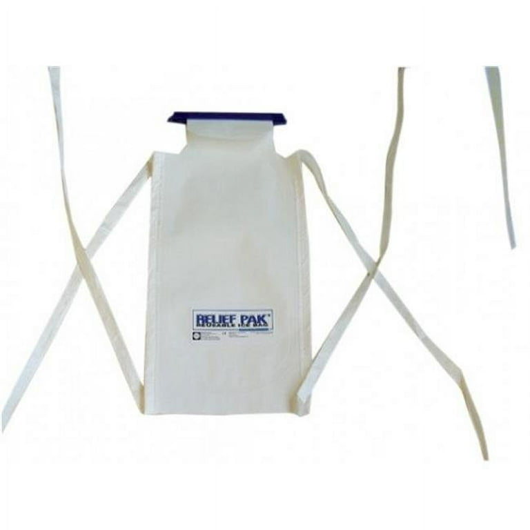 Relief Pak Insulated Ice Bag - Tie Strings - large - 7 Relief Pak Insulated Ice Bag - Tie Strings - large - 7