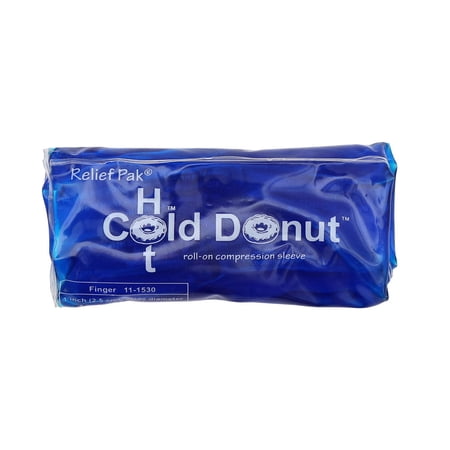 Relief Pak cold-hot Donut compression sleeve, finger, 20/case
