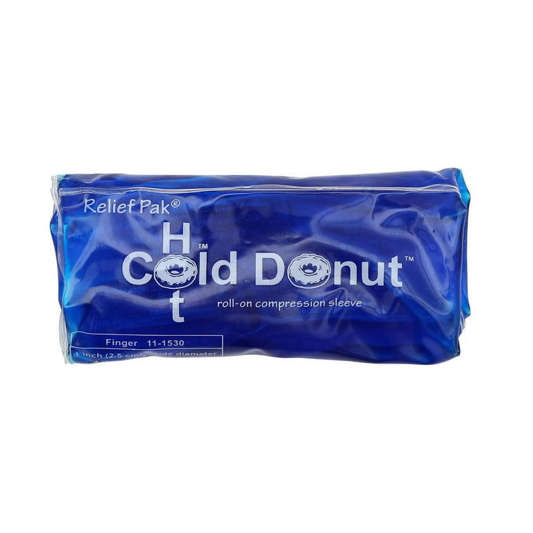 Relief Pak Cold n' Hot Donut Compression Sleeve - finger (for up to 1 Relief Pak Cold n' Hot Donut Compression Sleeve - finger (for up to 1