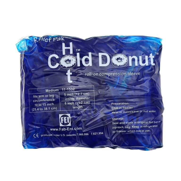 Relief Pak Cold n' Hot Donut Compression Sleeve - finger (for up to 1 Relief Pak Cold n' Hot Donut Compression Sleeve - finger (for up to 1