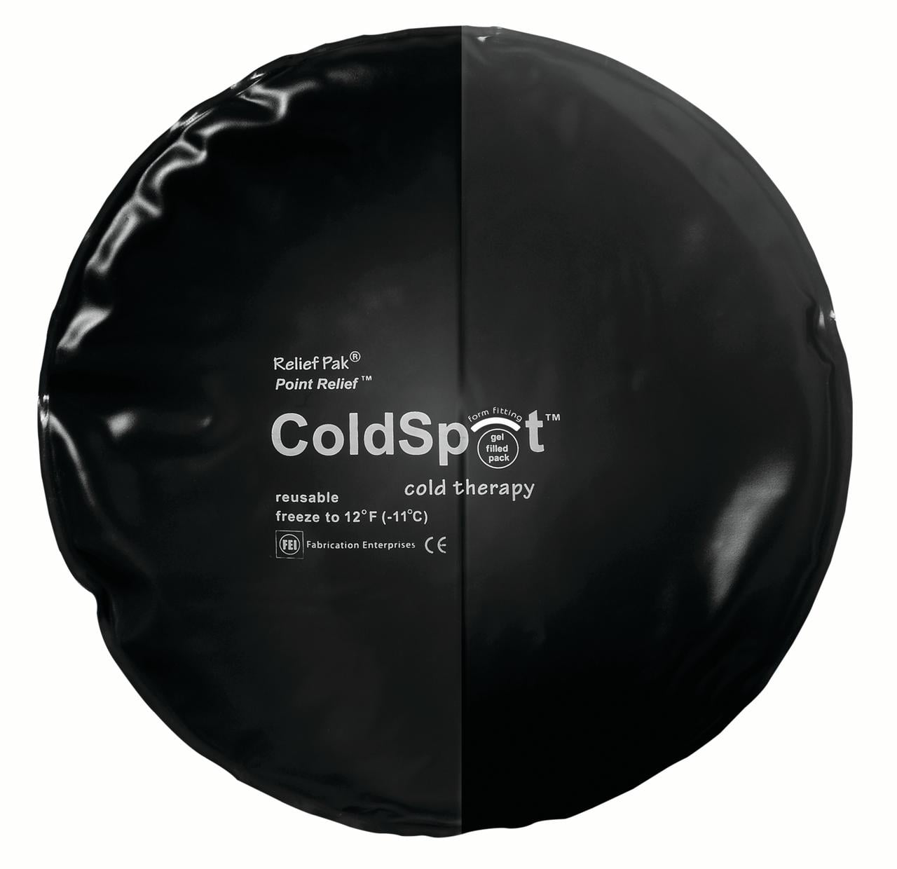 Relief Pak ColdSpot Black Urethane Pack - circular - 10 Relief Pak ColdSpot Black Urethane Pack - circular - 10