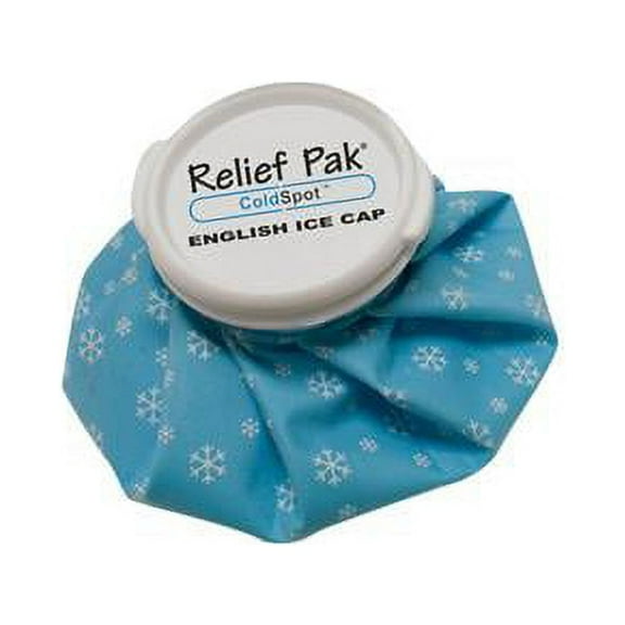 Relief Pak\xc2\xae English ice cap reusable ice bag - 6" diameter - Case of 12