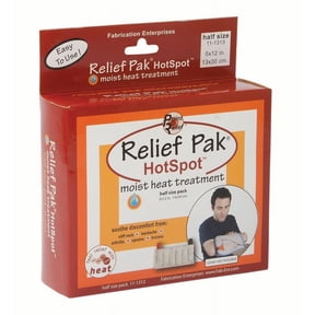 Relief Pak\xc2\xae HotSpot\xc2\xae Moist Heat Pack - half size - 5" x 12"