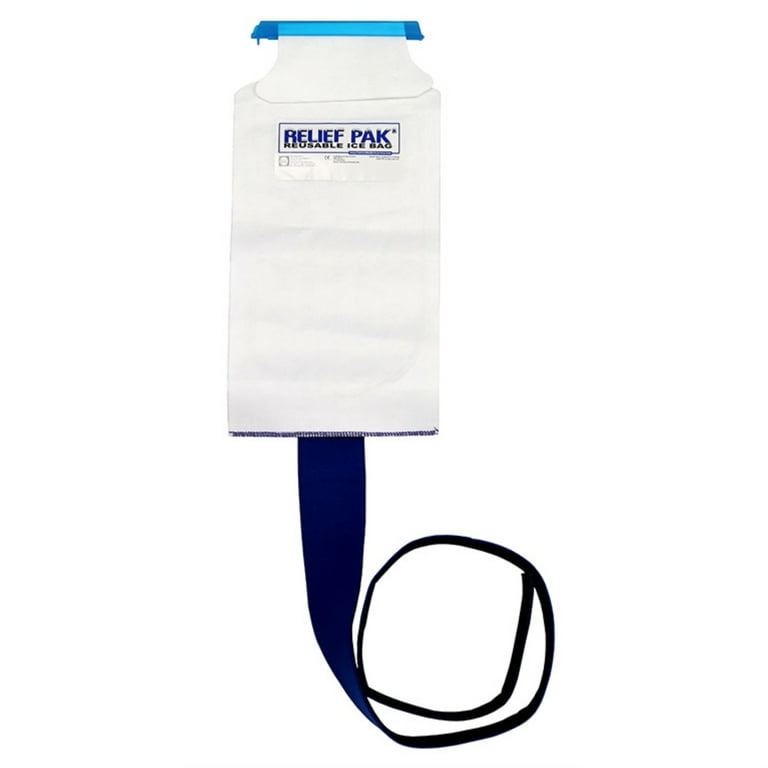Relief Pak Insulated Ice Bag - Hook/Loop Band - large - 7 Relief Pak Insulated Ice Bag - Hook/Loop Band - large - 7