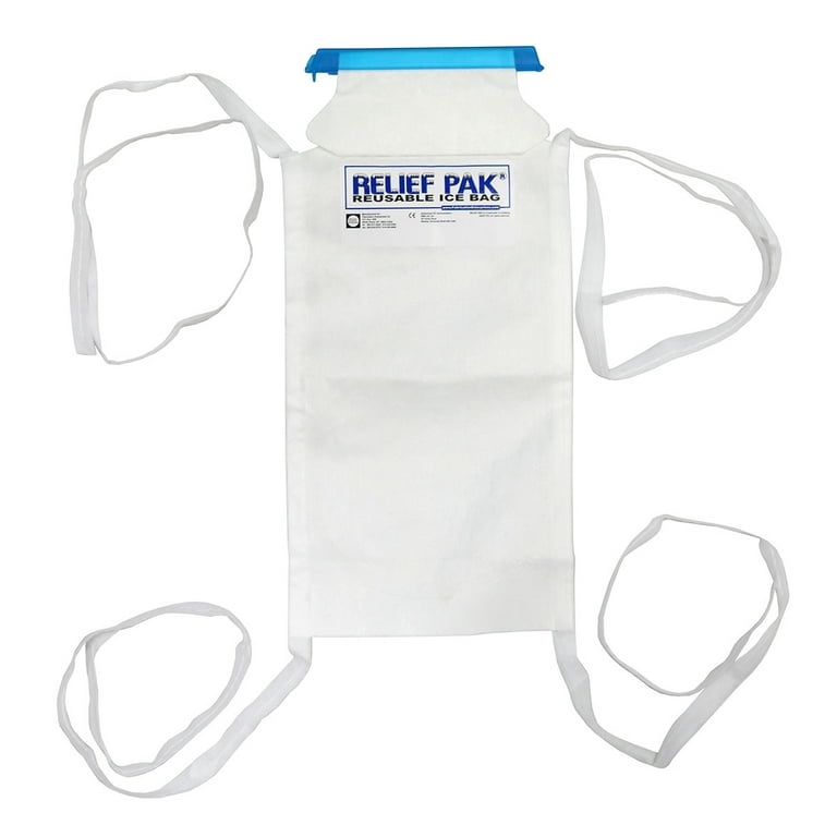 Relief Pak Insulated Ice Bag - Tie Strings - small - 5 Relief Pak Insulated Ice Bag - Tie Strings - small - 5