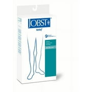 JOBST Relief Petite Silicone Compression Thigh High, 20-30 mmHg Closed Toe, Black, Small