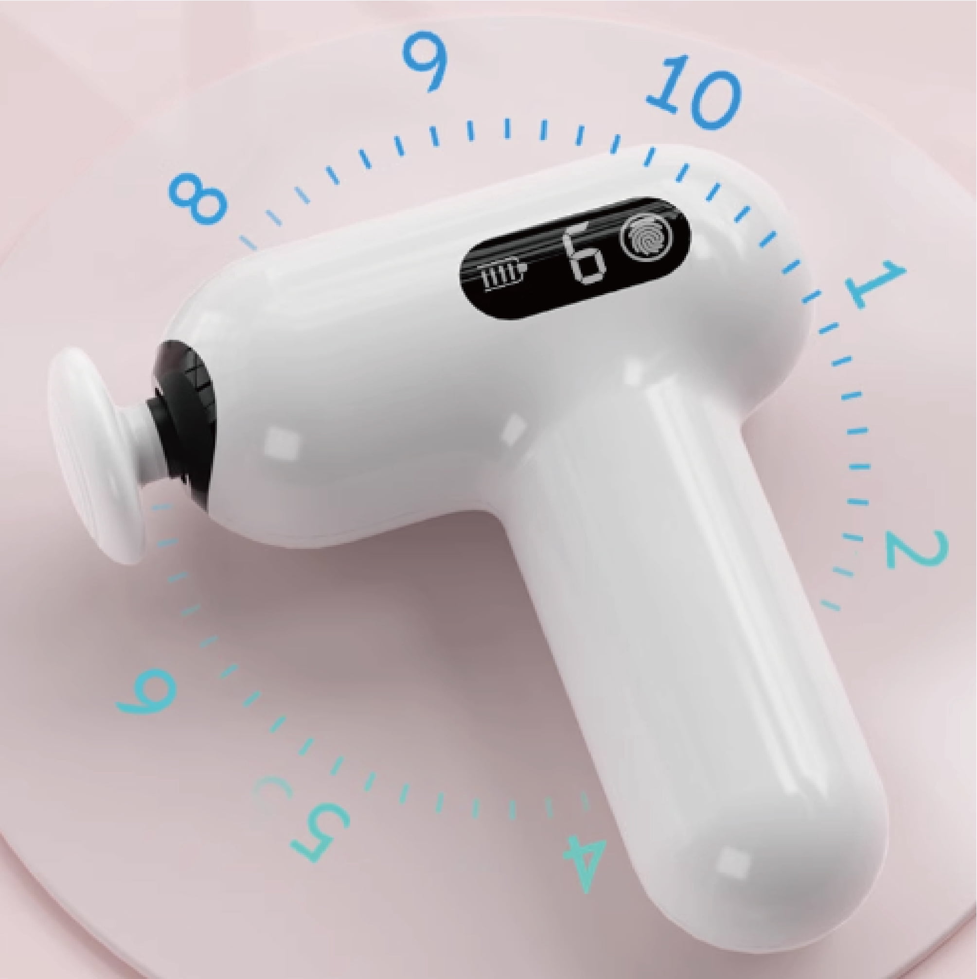 Relief Wave Massage apparatus,Massage Gun, Pocket-Sized Deep Tissue Massager Gun, Portable Percussion Muscle Massager Gun, Ultra Small & Quiet Muscle Massage Gun
