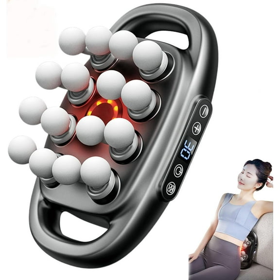 Relief Wave Pro 3, Fast Pain Relief and Relaxation in 5 Minutes, 16 Point Heated Massage Head, 30 Intensity Levels & Smart Mode Quiet & Convenient, Relief Wave Pro 3 Massager