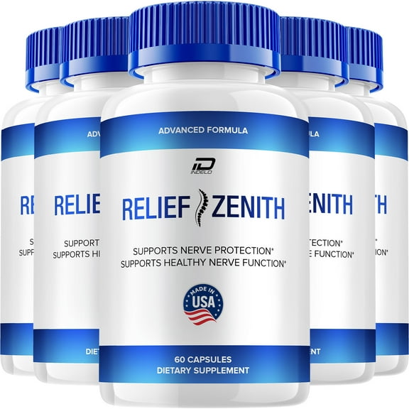Relief Zenith Capsules ReliefZenith Natural Ingredients Glycogen Support, 5 Pack, 300 Capsules
