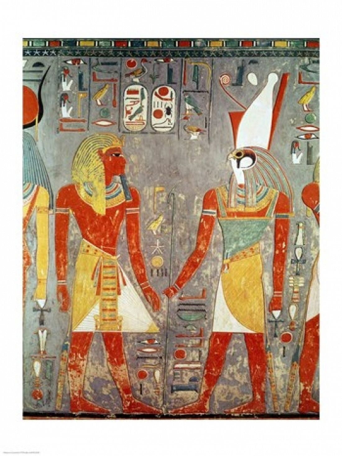 Relief depicting Horemheb Canvas Art - (24 x 36)
