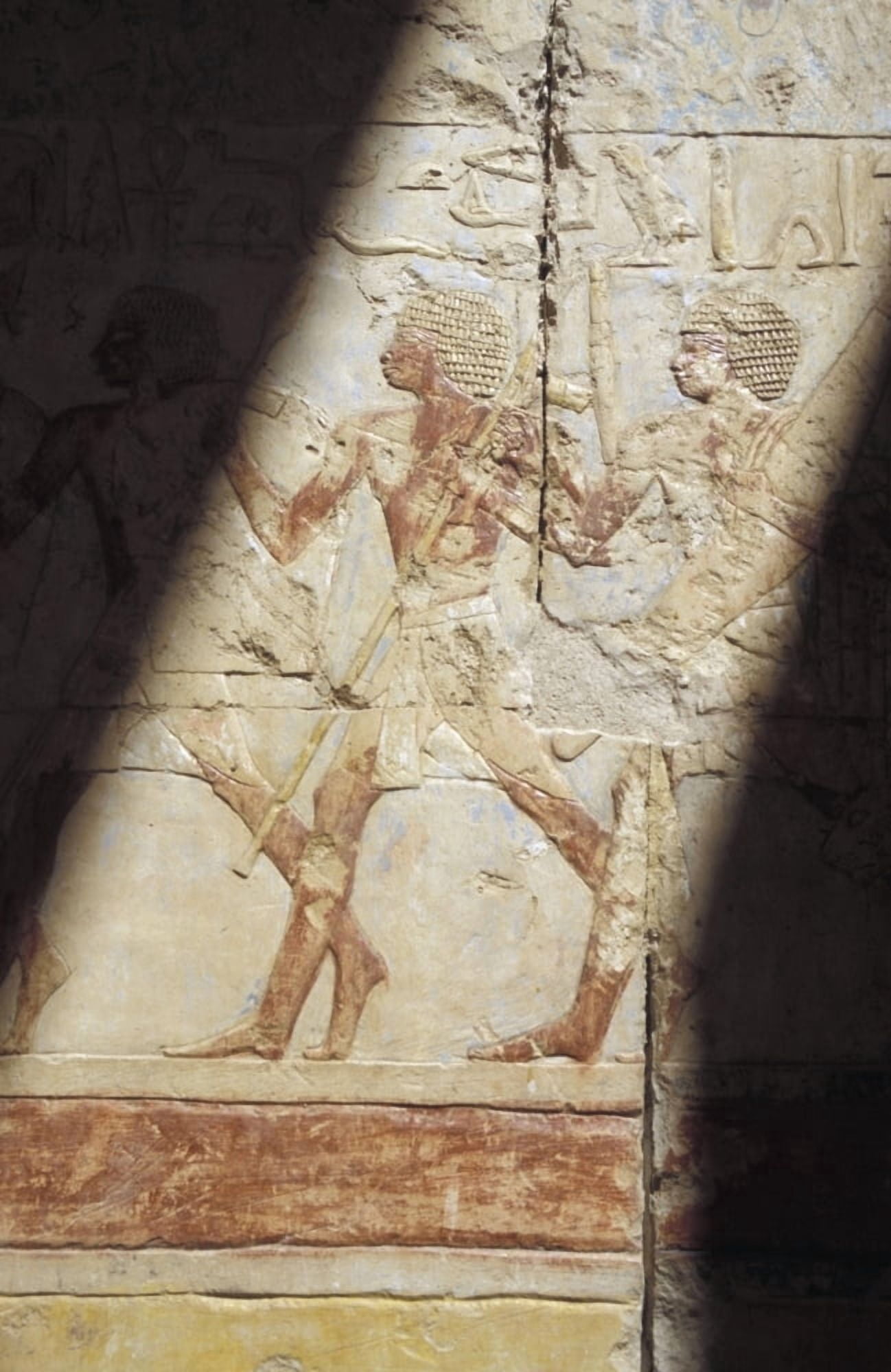 Reliefs At Hatshepsut Temple Canvas Art - Chris Bradley Design Pics (11 x 17)
