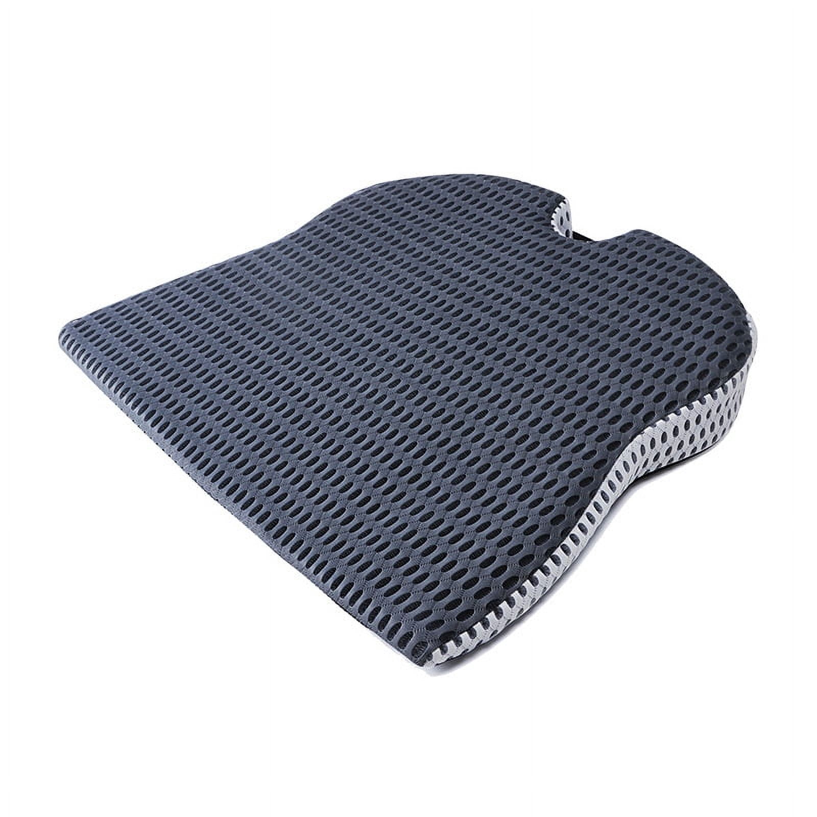 Relieve Back Pain &amp; Improve Posture with Memory Foam Car Wedge Seat ...