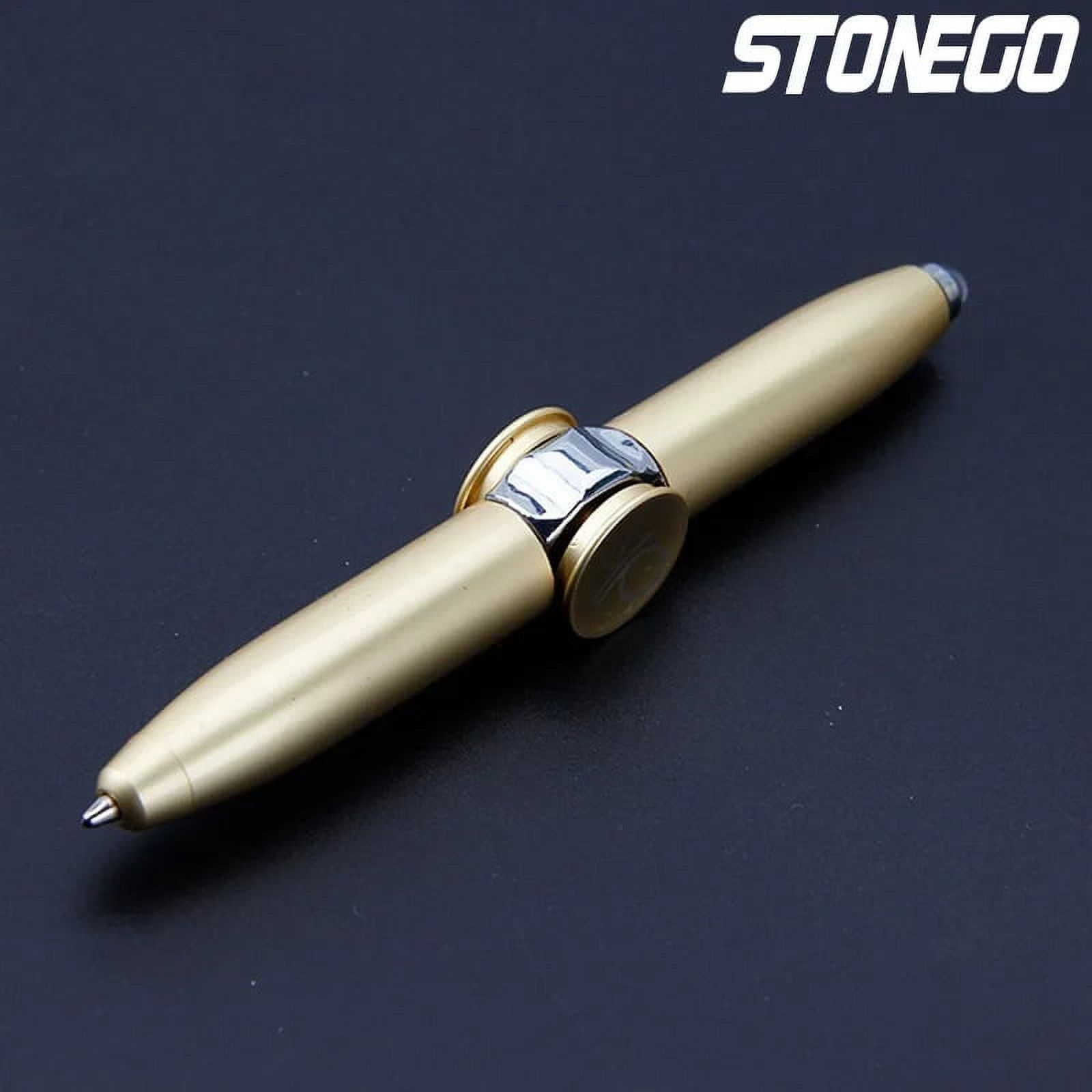 Relieve Stress Spinner Pen Gyroscope Decompression Light Ball Pen Shape ...