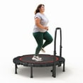 thumbnail image 1 of Relife Sports 48" Foldable Fitness Trampoline for Adults Kids Exercise Trampoline Mini Rebounder Indoor Cardio Workout, 1 of 10