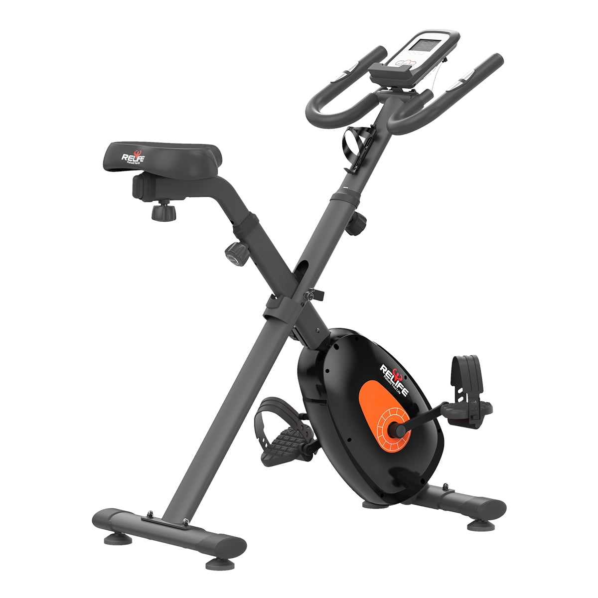 Foldable Upright Exercise Bike for Home Gym with Liberia Ubuy